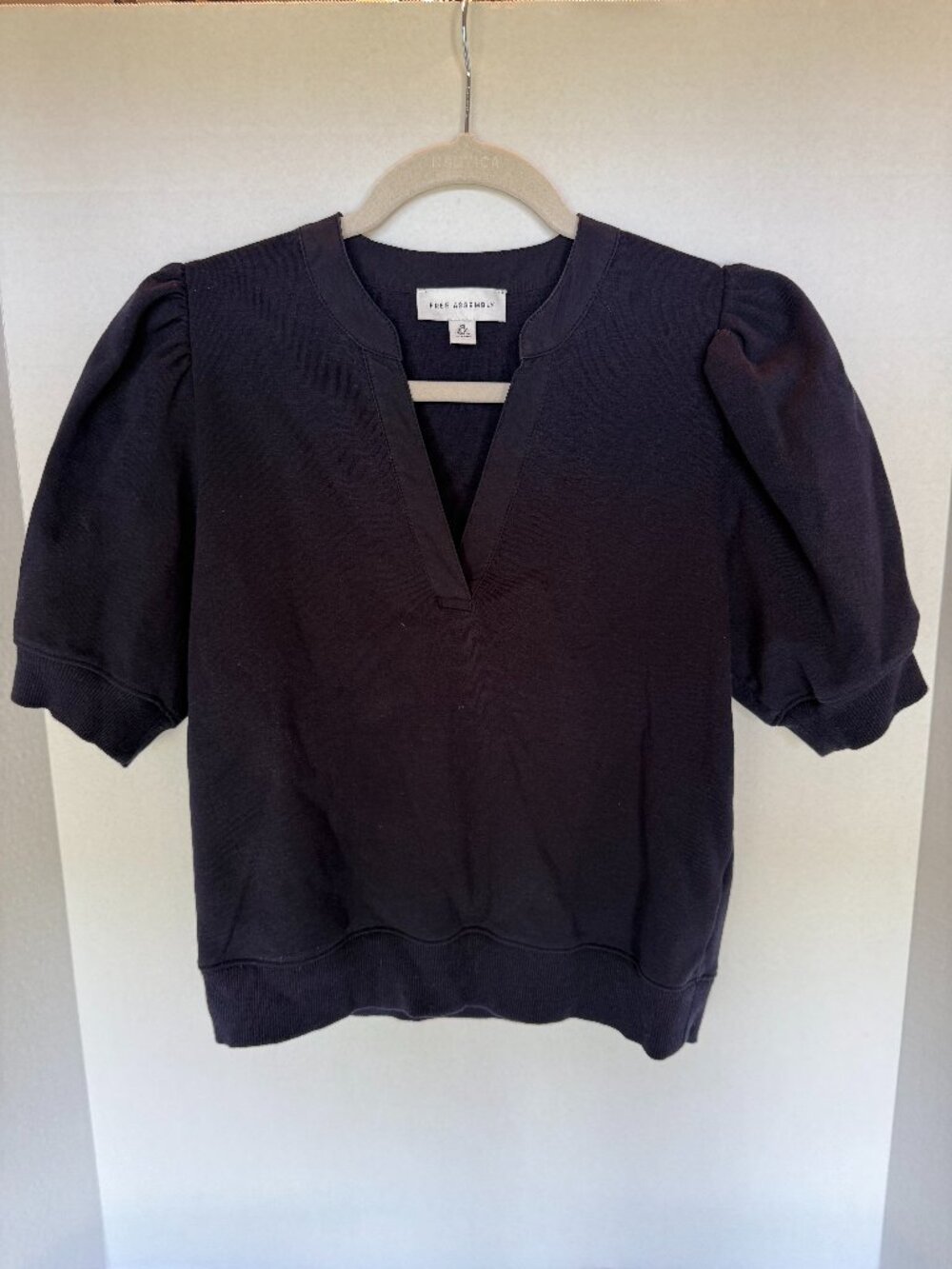 Free Assembly sweatshirt like top XS Navy A-013